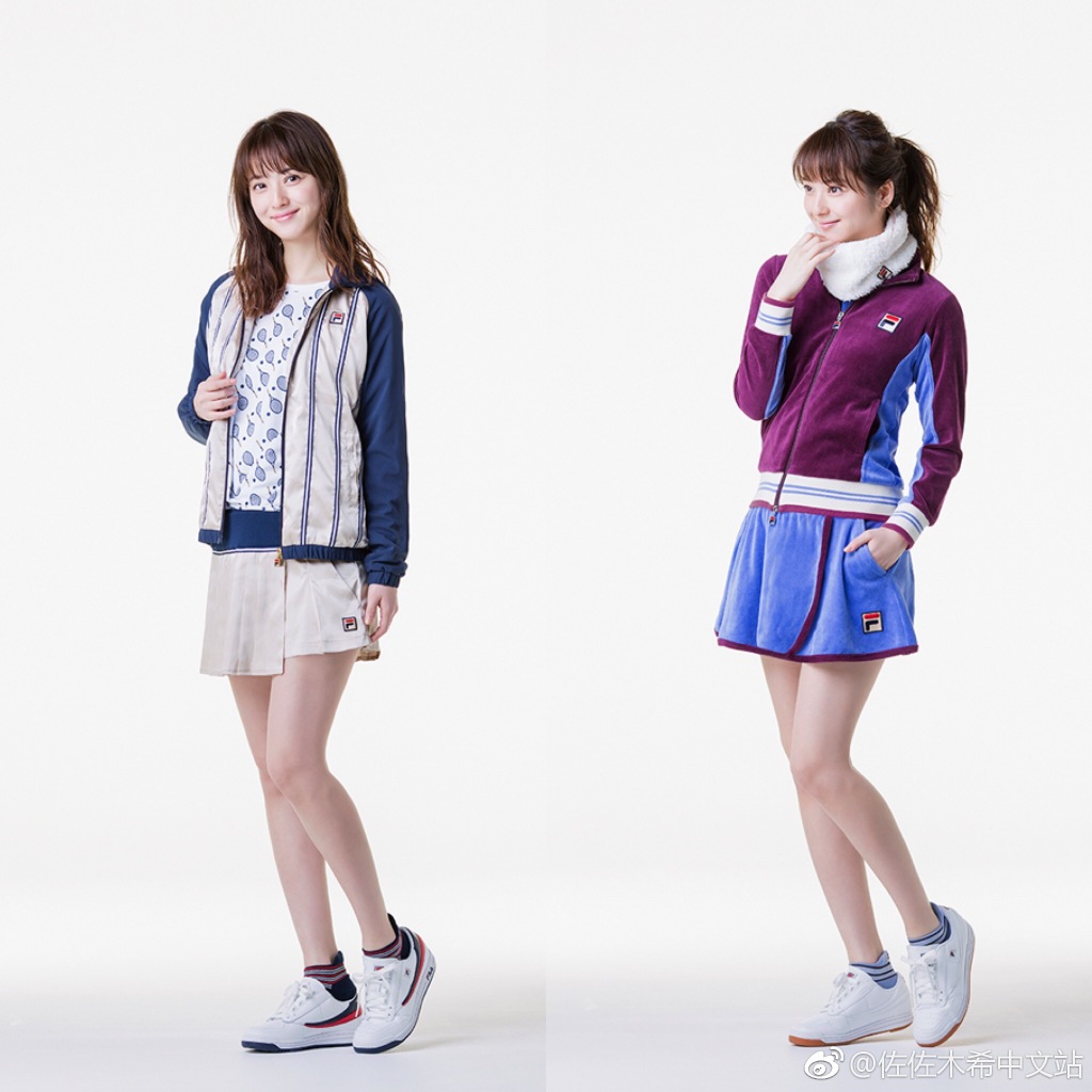 日本女星佐佐木希为运动品牌拍写真