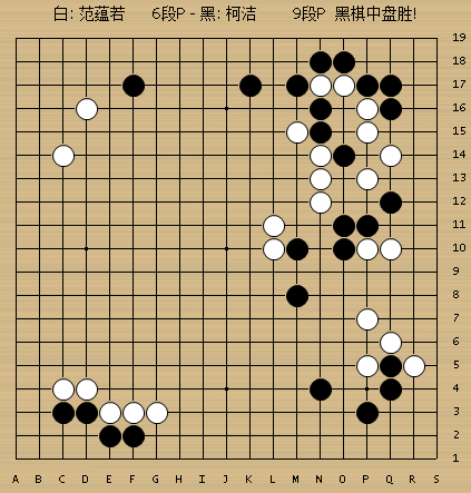 动图棋谱-柯洁击败范蕴若 时越大胜范廷钰_高清图集_新浪网