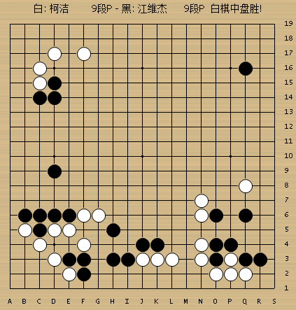 动图棋谱—柯洁击败江维杰 陶欣然胜李世石