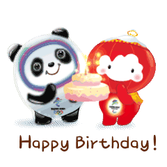 冰墩墩和雪容融新版表情包上线