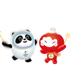 冰墩墩和雪容融新版表情包上线