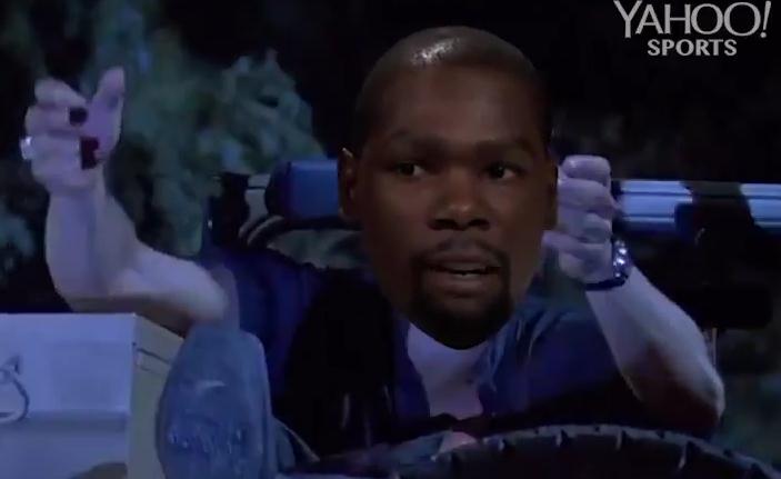 美媒恶搞勇士险胜猛龙