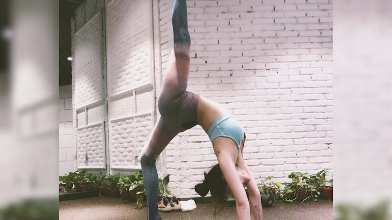 最美篮球宝贝酷爱瑜伽