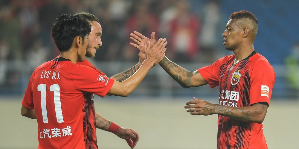 [中超]天津津门虎1-6上海海港