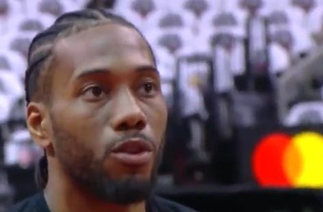 莱昂纳德热身投篮备战76人