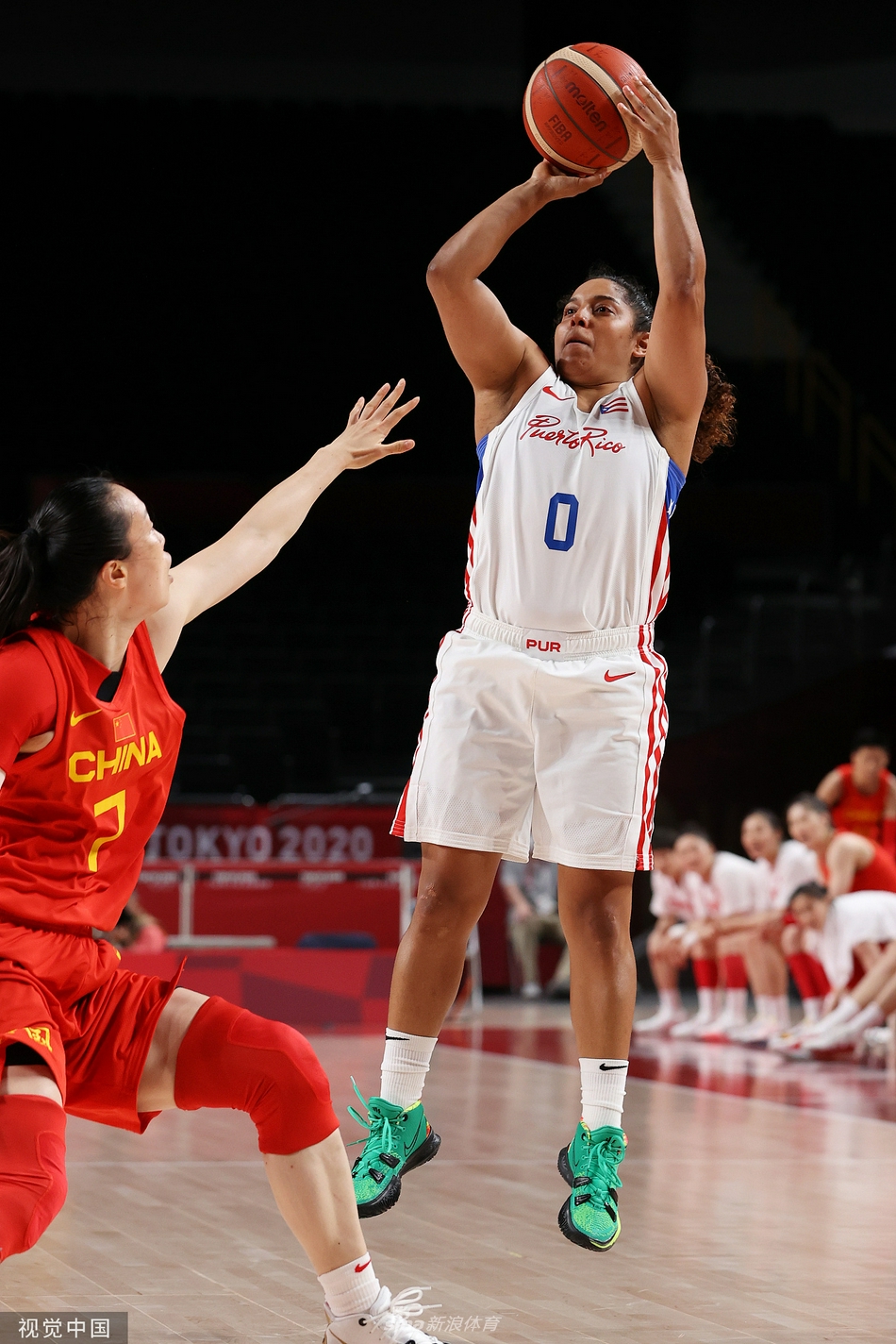 中国女篮97-55波多黎各 李月汝21分12篮板