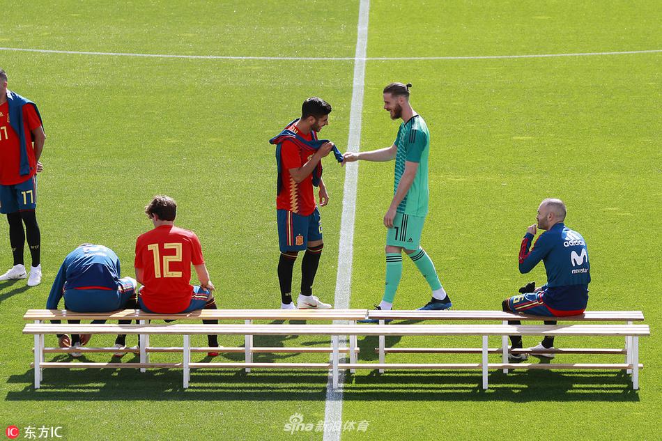 西班牙队拍摄全家福