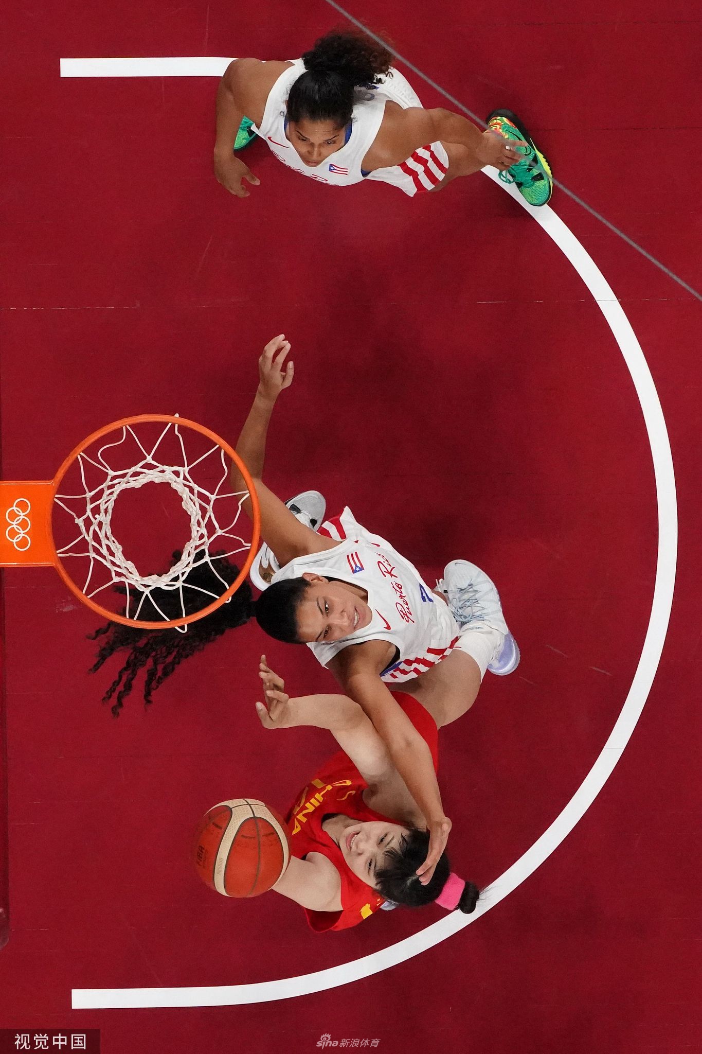 中国女篮97-55波多黎各 李月汝21分12篮板