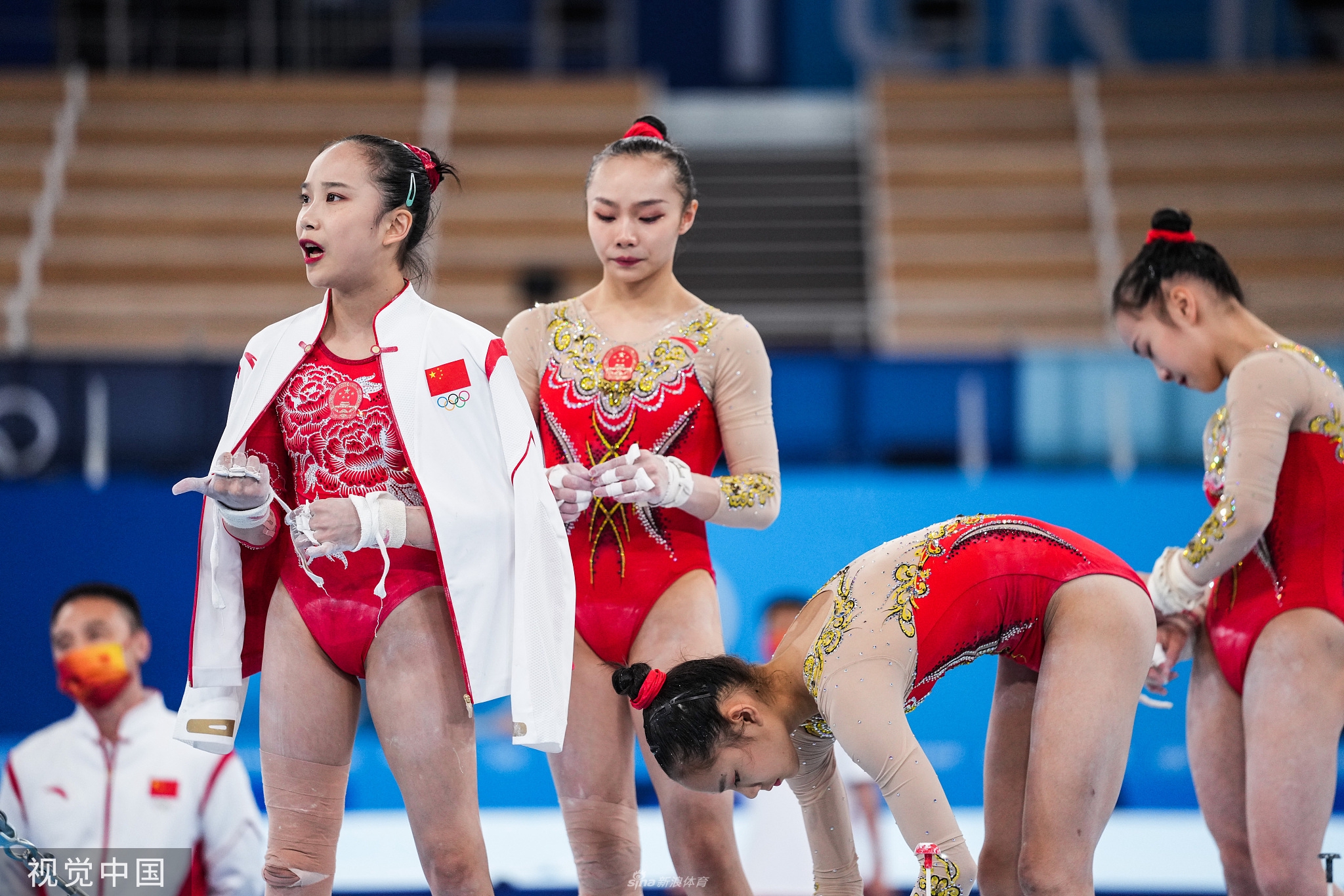 中国女子体操队训练备战奥运 高清图集 新浪网