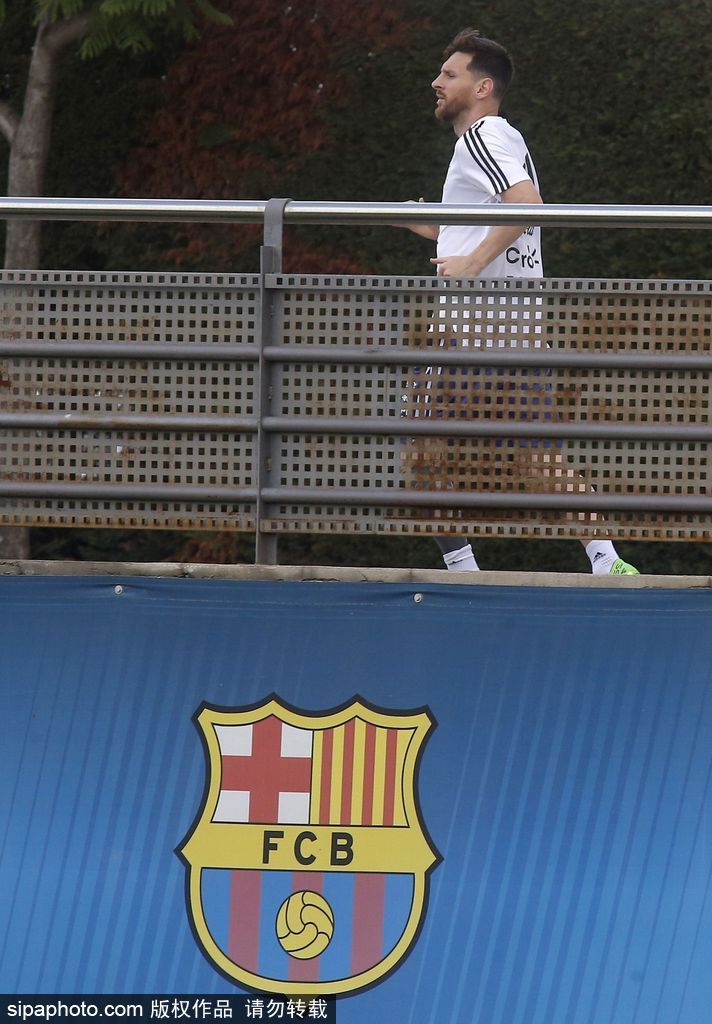 阿根廷队训练备战世界杯