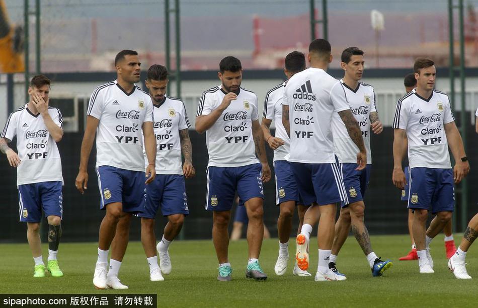 阿根廷队训练备战世界杯