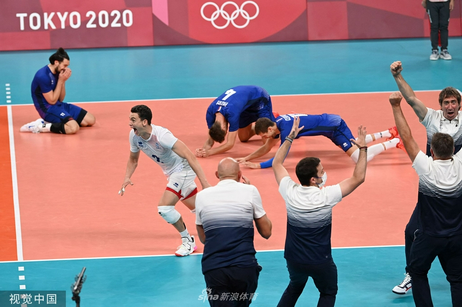 法国男排首夺奥运冠军