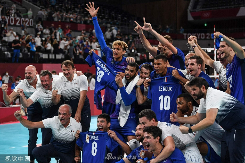 法国男排首夺奥运冠军