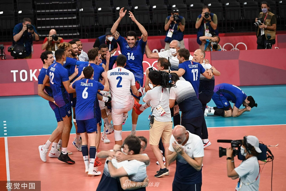 法国男排首夺奥运冠军