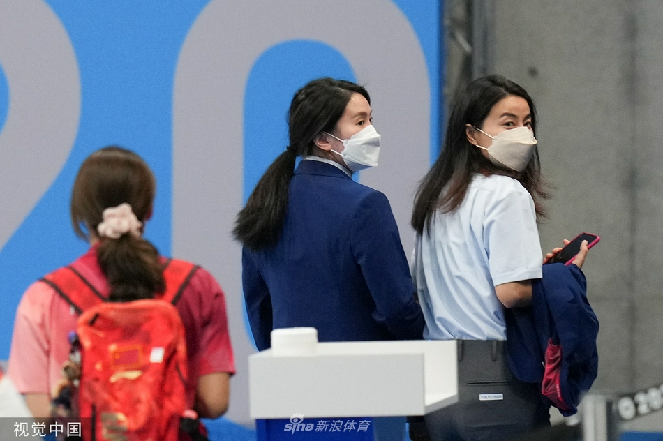 郭晶晶亮相东京奥运会现场