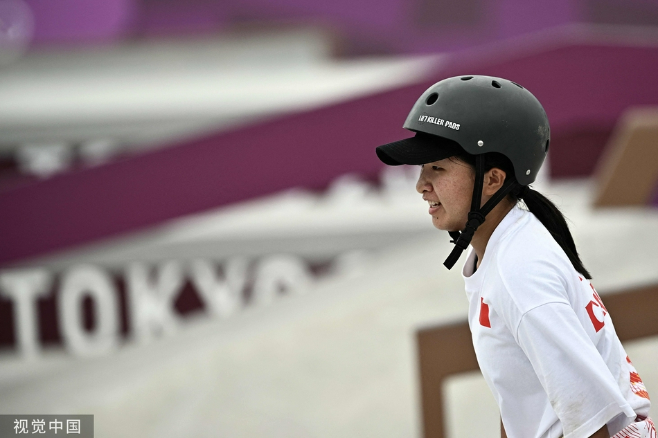 曾文蕙出战奥运滑板女子街式项目