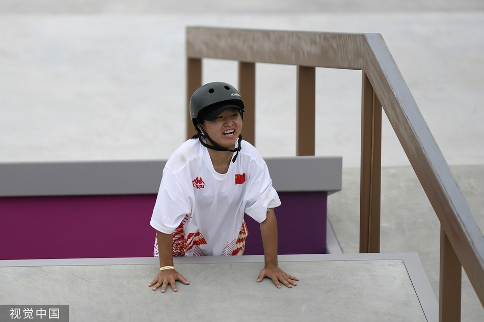 曾文蕙赛后露笑容