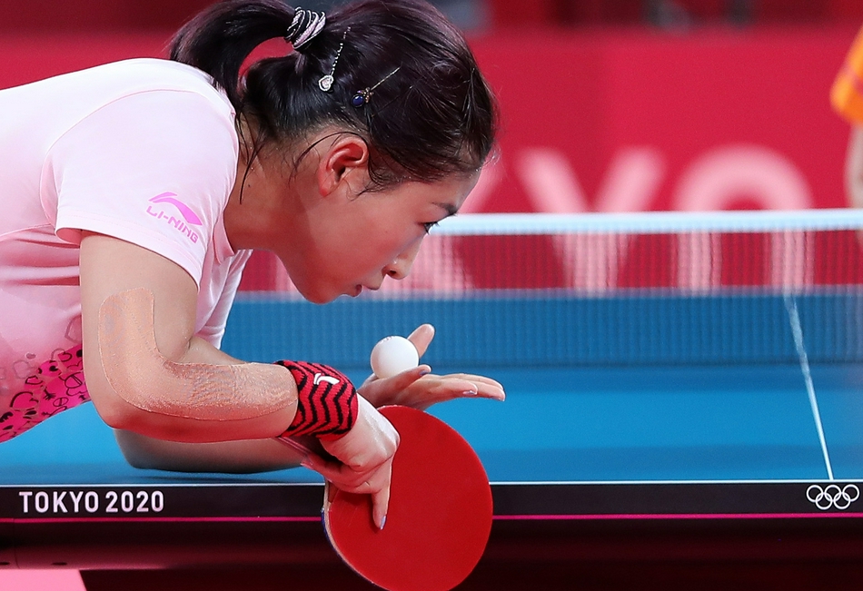 东京奥运会国乒赛前训练