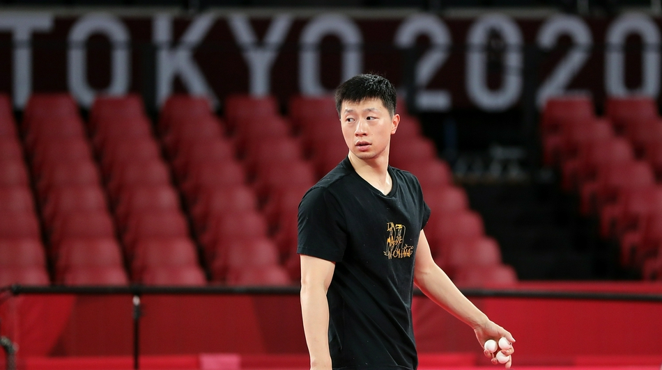 东京奥运会国乒赛前训练