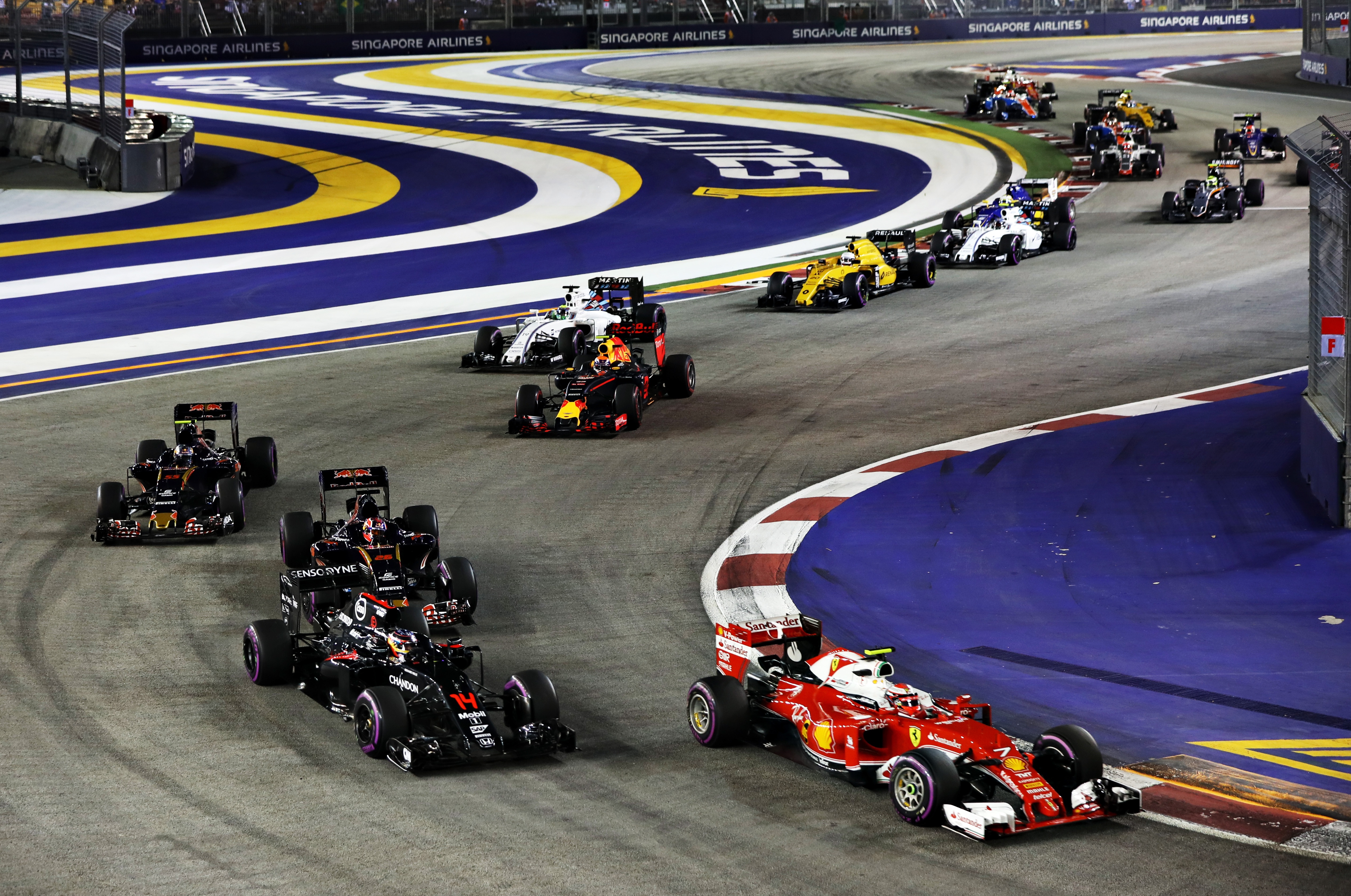 莱科宁f1新加坡站10佳图 可下载原图zip包哦!