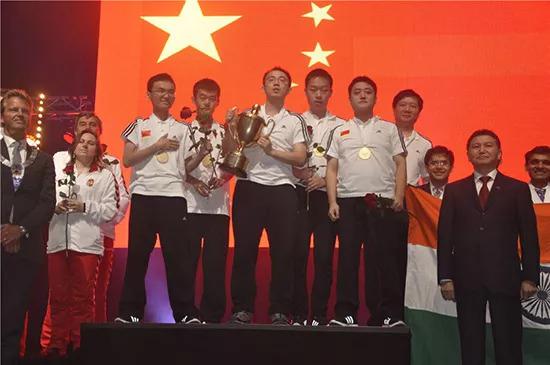 2016年中国国象男队夺得奥赛冠军