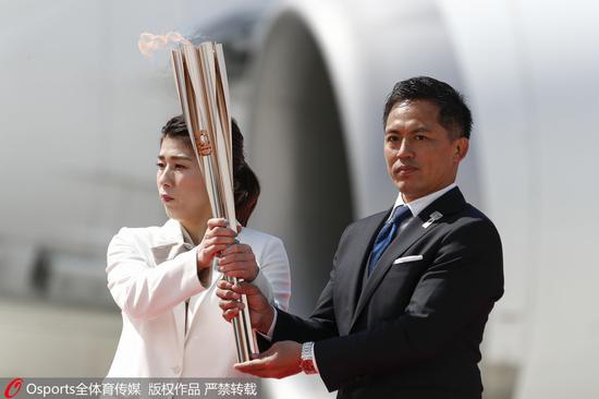 奥运圣火抵达日本。