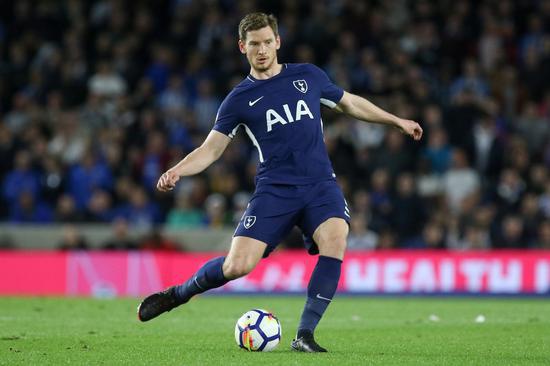 罗马有意引进维尔通亨 他和热刺今夏合同到期