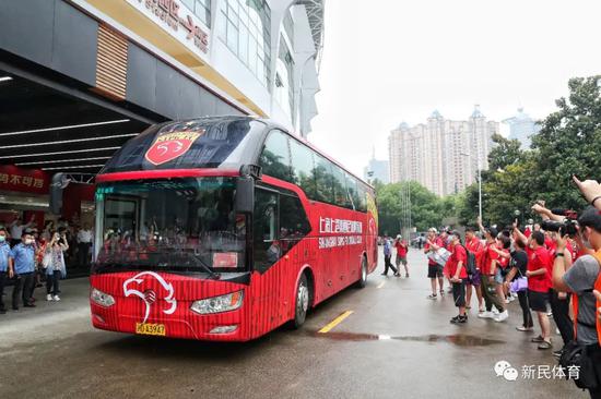 上港出征苏州▲