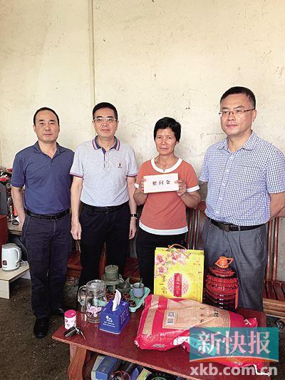 广东省福彩中心主任曾小龙前往韶关市新丰县开展节日慰问活动