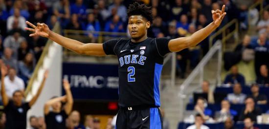 后面去年的espn高中生榜单上全名cameron reddish(卡梅隆·雷迪什)cam