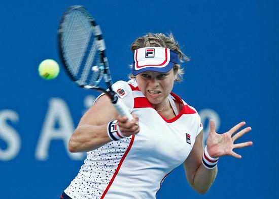 2012年8月29日，克里斯特尔斯在美国网球公开赛女单第二轮比赛中。