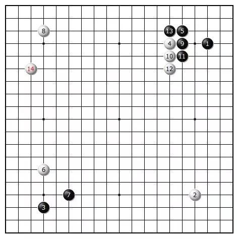 面对黑棋小目