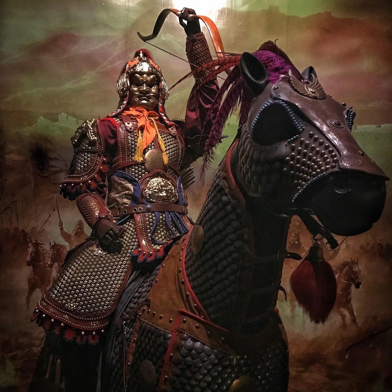 组这样的场景极其悲壮:大清帝国的骑兵不停地向英法联军的火枪队冲击