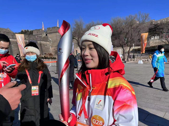 杨倩：当火炬手希望为北京冬奥会的运动员带去祝福！