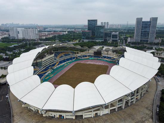 ▲中超联赛苏州赛区比赛场地昆山体育中心体育场。图据IC Photo