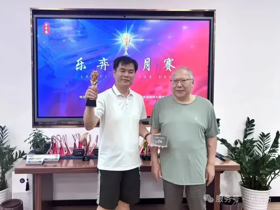 获奖嘉宾:王修勋(左) 受奖嘉宾:谭春仁(右)