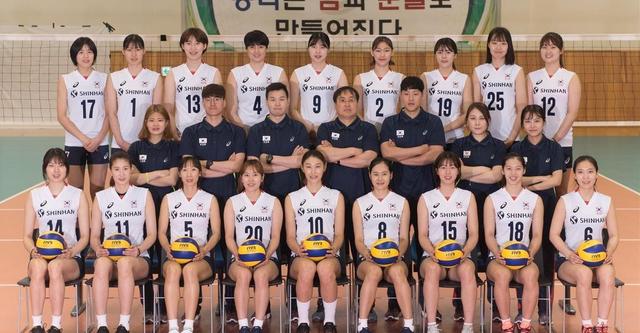 韩国女排公布14人名单金软景领衔双胞胎姐妹入选