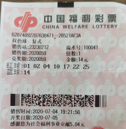 （中奖彩票）