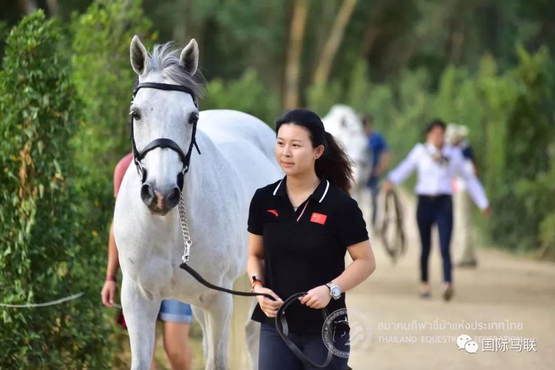 中国骑手王韫婧搭档马匹Quidamia D