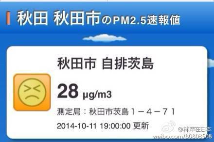 PM2.5为28：极其不理想