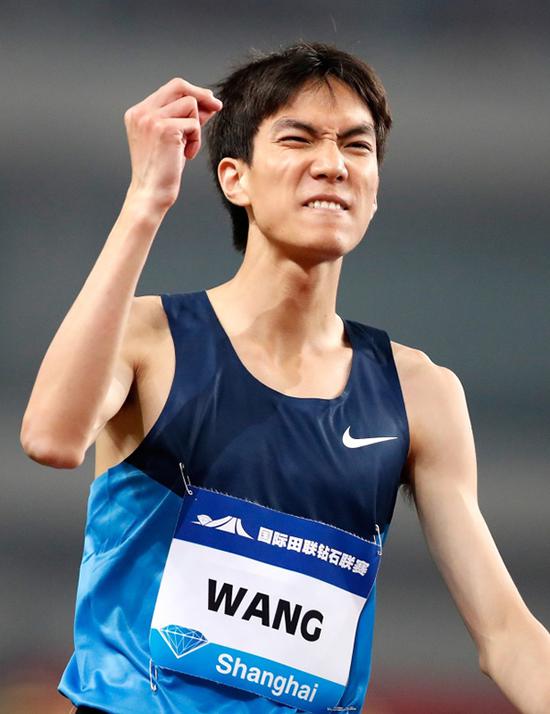 王宇夺得了男子跳高银牌。