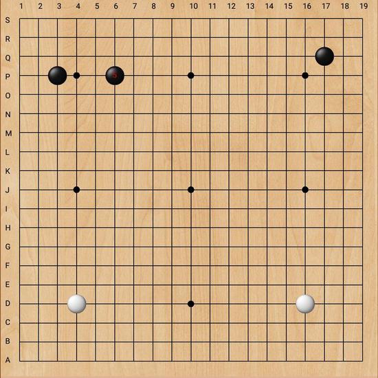 叶桂按常规套路出牌，双方在左下角完成常见定式。