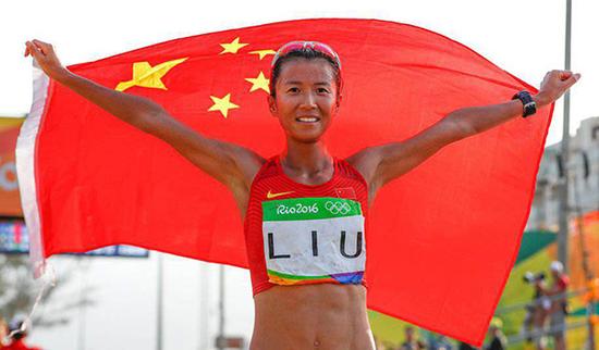 刘虹里约奥运会夺冠。