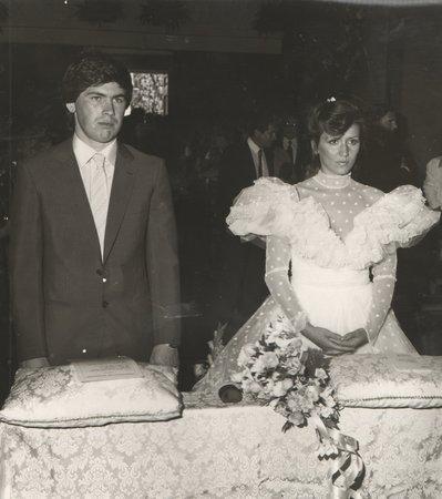 安切洛蒂第一任妻子路易桑,年少成婚.