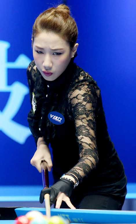 超力台球签约台球新星魏子茜