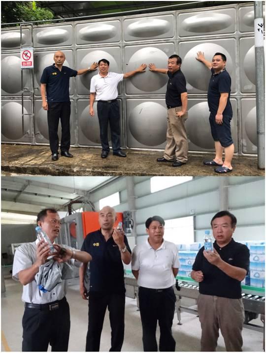 城围联雷翔董事长带队考察六万山泉生产基地