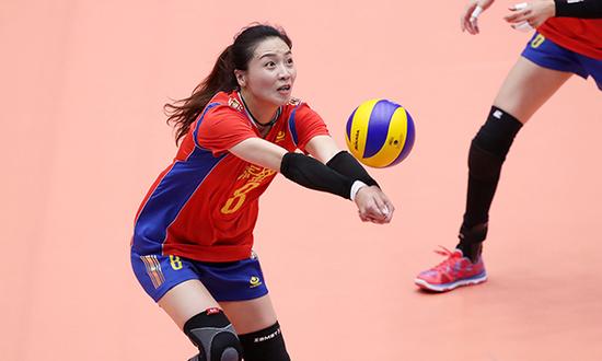  2017年8月26日，天津，2017全运会女排成年组1/4决赛，天津1-3北京。