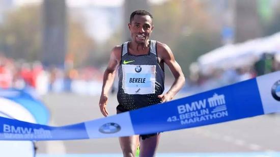 贝克勒柏林马拉松冲刺