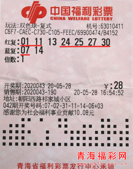 中奖彩票