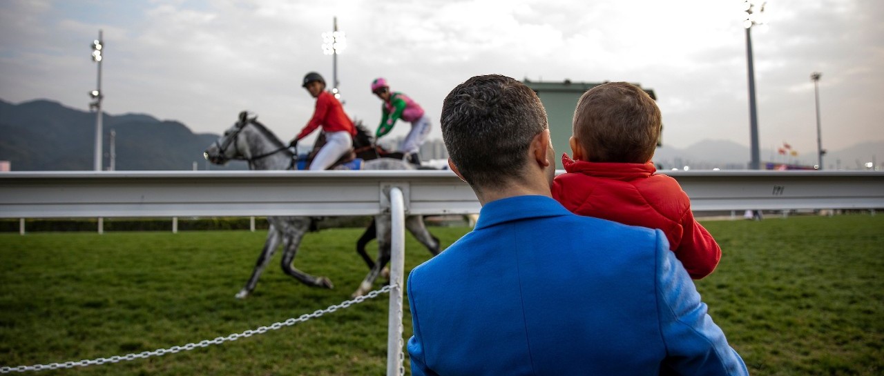 赛场上的父子兵